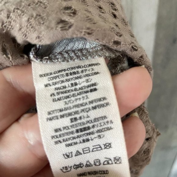 Free People Boho Southwest Dolman Sleeve Peplum Top Womens Small Shirt - Picture 8 of 10